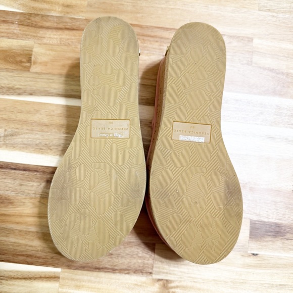 Veronica Beard Gabby Platform Cork Wedge Thong
Sandal in Dragonfruit Pink Size 8 - Picture 5 of 10